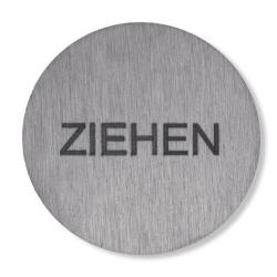 HEWI Symbol Edelstahl � 52 mm Ziehen 711ZXA selbstklebend