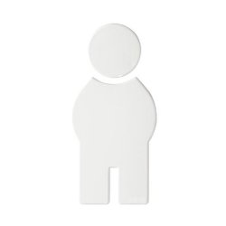 HEWI Symbol Mann Reinweiss selbstklebend 801.91.010 99