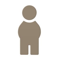 HEWI Symbol Mann Sand selbstklebend 801.91.010 86