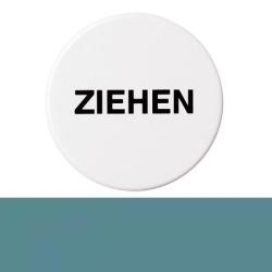 Hewi T�rsymbol ZIEHEN 711Z 55 Aquablau aus Kunststoff Blau