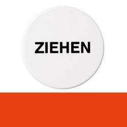 Hewi T�rsymbol Koralle ZIEHEN 711Z 36 aus Kunststoff Rot