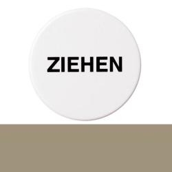 Hewi T�rsymbol ZIEHEN 711Z 86 Sand aus Kunststoff Beige