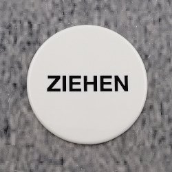 Hewi T�rsymbol ZIEHEN 711Z 98 Signalweiss aus Kunststoff