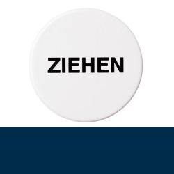 Hewi T�rsymbol ZIEHEN 711Z 50 stahlblau aus Kunststoff