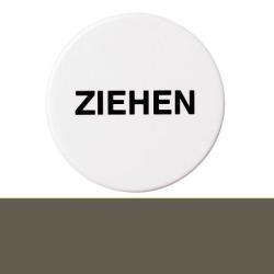Hewi T�rsymbol ZIEHEN 711Z 84 Umbra aus Kunststoff