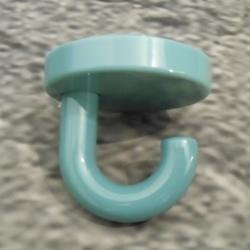 HEWI Unterkopfhaken 40 mm Aquablau 477.90.040 55 mit Rosette
