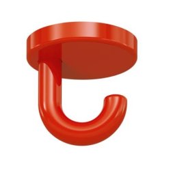 HEWI Unterkopfhaken 40 mm Koralle 477.90.040 36 mit Rosette