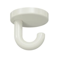 HEWI Unterkopfhaken 40 mm Reinweiss 477.90.040 99 mit Rosette
