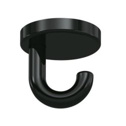 HEWI Unterkopfhaken 40 mm Tiefschwarz 477.90.040 90 mit Rosette