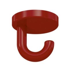 HEWI Unterkopfhaken Rubinrot 477.90.015 33 Deckenhaken Rot