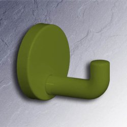 HEWI Wandhaken 65 mm Apfelgr�n 477.90.045 74 mit Rosette