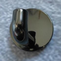 HEWI Wandhaken 65 mm Tiefschwarz 477.90.045 90 mit Rosette