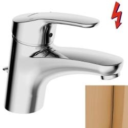 Grohe Eurostyle Waschtischbatterie Weiss/ Gold 33558003 WEGO S-Size 