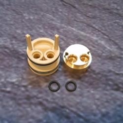 Hansa Kunststoffeinsatz mit Messing-Scheibe 59912805 Einsatz M10 x 1 mm