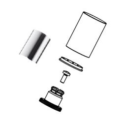 Hansgrohe Griff Satinox 96318810 Axor Starck 25 mm mit Farbring