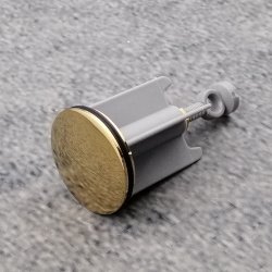 Hansgrohe Waschbeckenst�psel Gold Optik Ventilkegel 96026990 Stopfen
