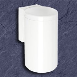 Hewi Serie 477 Abfallbeh�lter Reinweiss Wandmodell 6 Liter 477.05.300 99