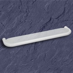 HEWI Serie 477 Ablage weiss 600 mm mit Glasplatte 477.03.10005 98 Signalweiss