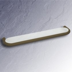 HEWI Serie 477 Ablage Umbra mit Glasplatte 477.03.10005 84 Badablage Braun
