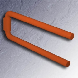 Hewi Serie 477 Doppel Handtuchhalter Orange 477.09.100 24