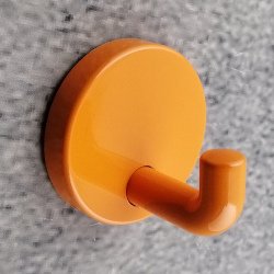 Hewi Serie 477 Einzelhaken 45 mm Orange 477.90.010 24