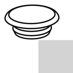 Hewi Serie 477 Endkappe Lichtgrau 4471 97 f�r WC-Papierhalter 477.21.100