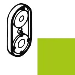 Hewi Serie 477 Fussscheibe 5 mm Apfelgr�n 41939 74 gr�n f�r Spiegelhalter