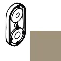 Hewi Serie 477 Fussscheibe 5 mm Sand 41939 86 beige f�r Spiegelhalter