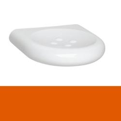 Hewi Serie 477 Seifenablage Orange 477.02.100 24 klein mit Noppen Orange