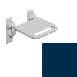 Hewi Serie 801 Klappsitz 801.51.200 50 Stahlblau Duschklappsitz Duschsitz Blau