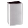 Hewi Serie 805 Papierabfallbeh�lter 805.05.100 92 Edelstahl / anthrazitgrau
