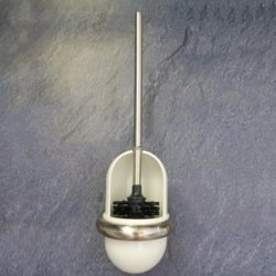Hewi Serie 805 WC-B�rstengarnitur 805.20.100 98 Edelstahl / Signalweiss