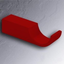 Hewi System 800 K Haken Rubinrot 80 mm 800.90.02090 33 Bad-Haken Rot