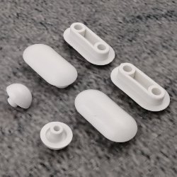 Ideal Standard Sitzpuffer weiss K802401 f�r Tonic WC-Sitz Puffer-Set