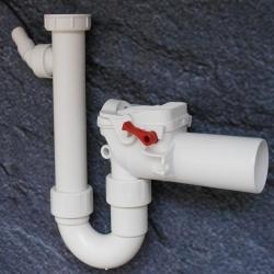 Kessel 73052 Staufix Siphon DN 50 R�ckstauverschluss f�r Waschmaschine