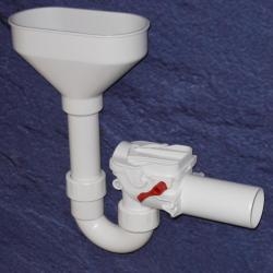 Kessel Staufix Siphon DN 50 73053 R�ckstauverschluss mit Trichter