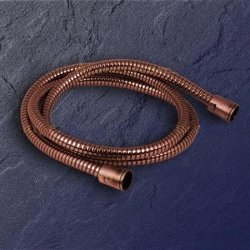 Metall-Brauseschlauch Antik-Kupfer 200 cm 1/2 x 1/2 Duschschlauch Altkupfer