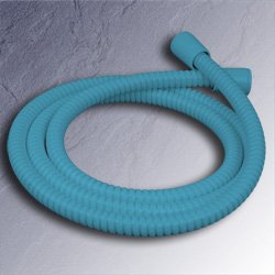 Metall-Brauseschlauch Pastellblau (RAL 5024) 160 cm Duschschlauch 1600 mm