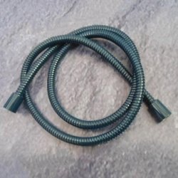 Metall-Brauseschlauch Stahlblau (RAL 5011) 200 cm 1/2 Zoll Duschschlauch
