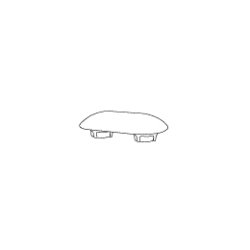 Pressalit Puffer f�r WC Sitzring oval grau A4001