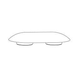 Pressalit Puffer f�r WC Sitzring oval schwarz A4074001