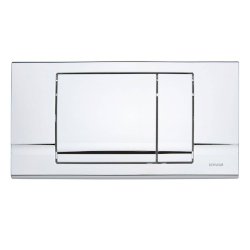 Schwab Riva Duo Bet�tigungsplatte Chrom Dr�ckerplatte 227559