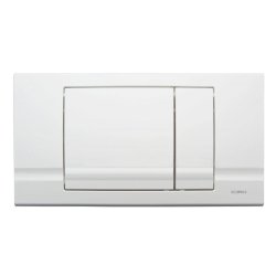 Schwab Riva Duo Bet�tigungsplatte Weiss Dr�ckerplatte 227179