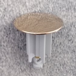 Universal Waschbeckenst�psel Edelmessing 64 mm 30000 EM Stopfen