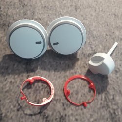 Vaillant Knopf wei� 0020037662 f�r VC VCW VSC Set a 3 Stk. 