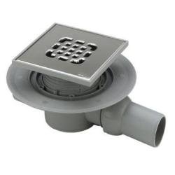 Viega Badablauf Advantix 565701 DN 50 superflach Edelstahl Rost 100 mm Mod. 4939