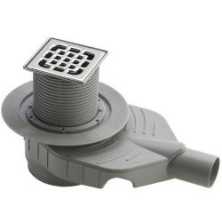 Viega Badablauf Advantix Top 669201 DN 50 Aufsatz mit Rahmen Edelstahl 4914.10