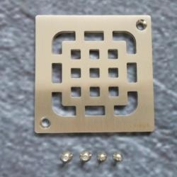 Viega Rost 94 x 94 mm 534479 Edelstahl verschraubbar f�r Advantix Badablauf