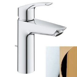 Grohe Eurosmart M-Size Waschtischbatterie Chrom/ Gold 23322003 VCGO 